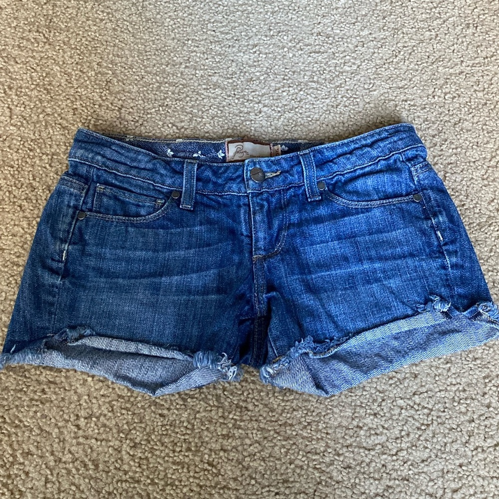 Paige size 25 jean shorts